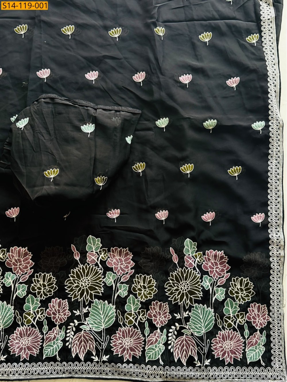 Fancy Soft Tebby Organza Saree