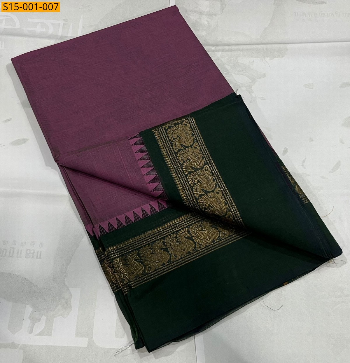 Pink Chettinad cotton sarees