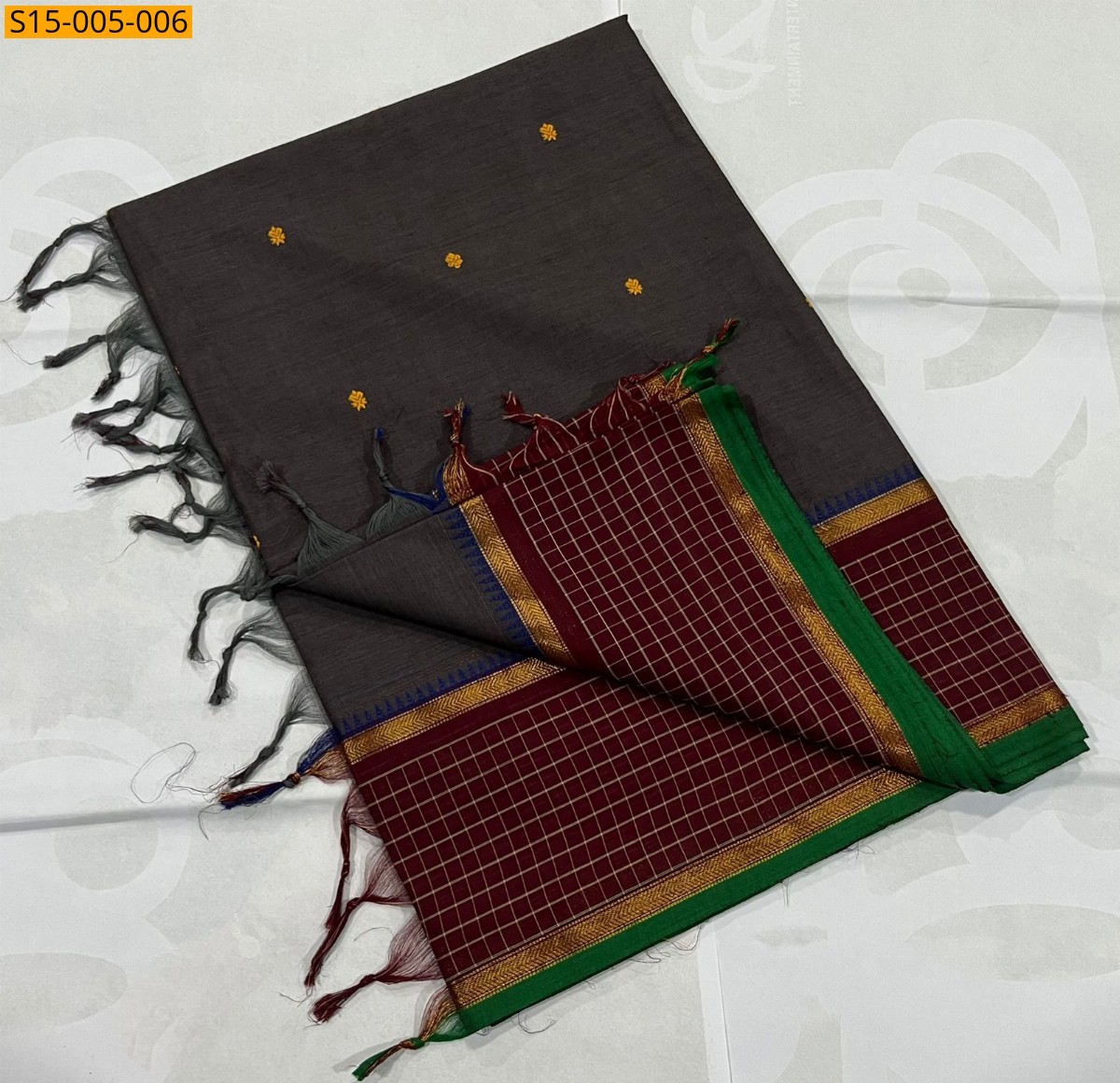 Gray Kanchi cotton sarees