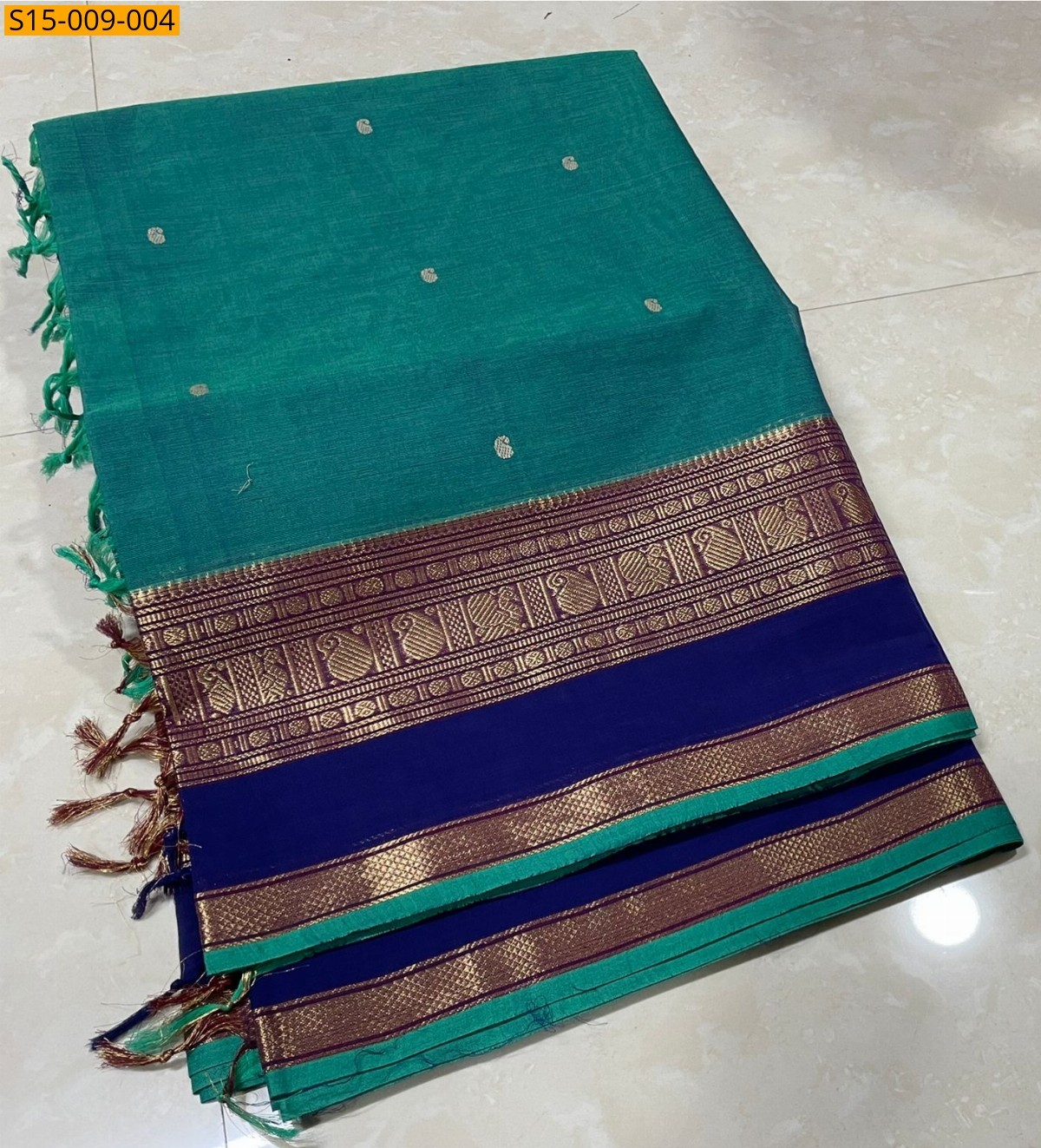 Blue Kanchi cotton sarees