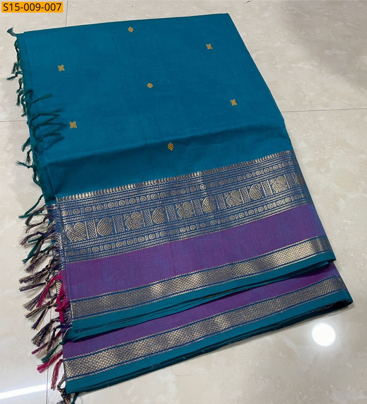 Blue Kanchi cotton sarees