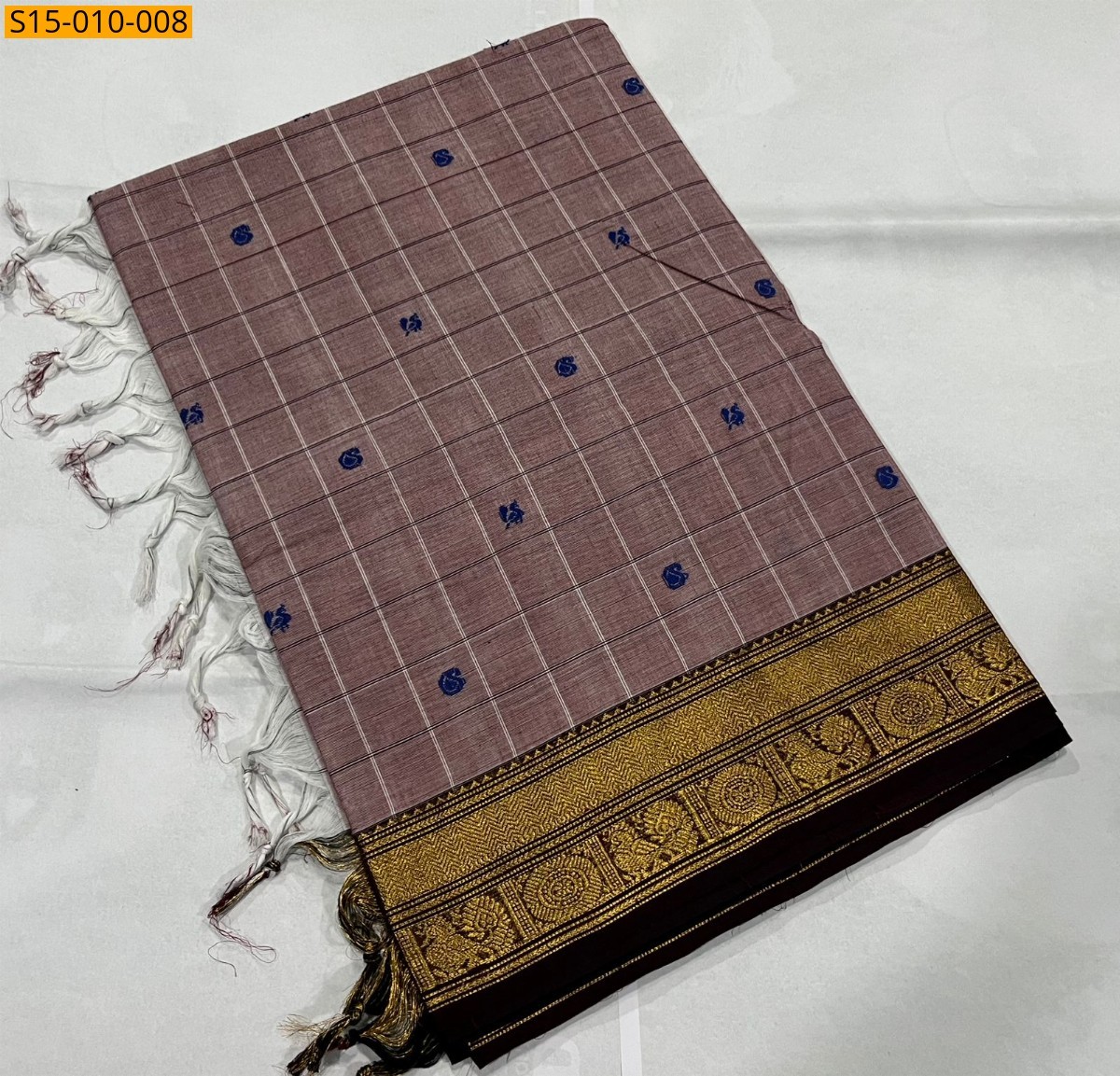 Onion Kanchi cotton sarees