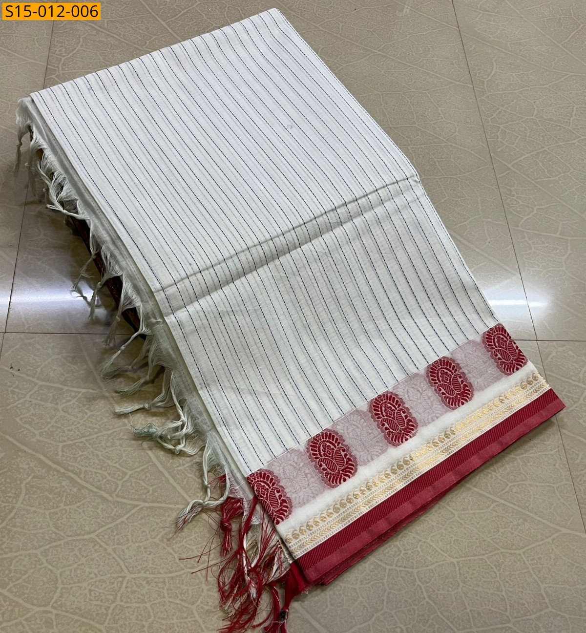 White Kanchi cotton sarees