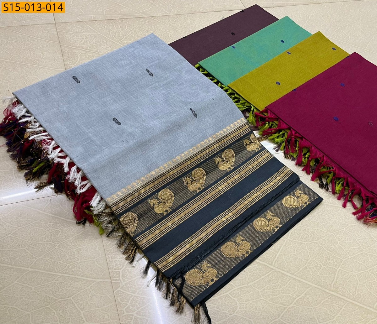 Blue Kanchi cotton sarees