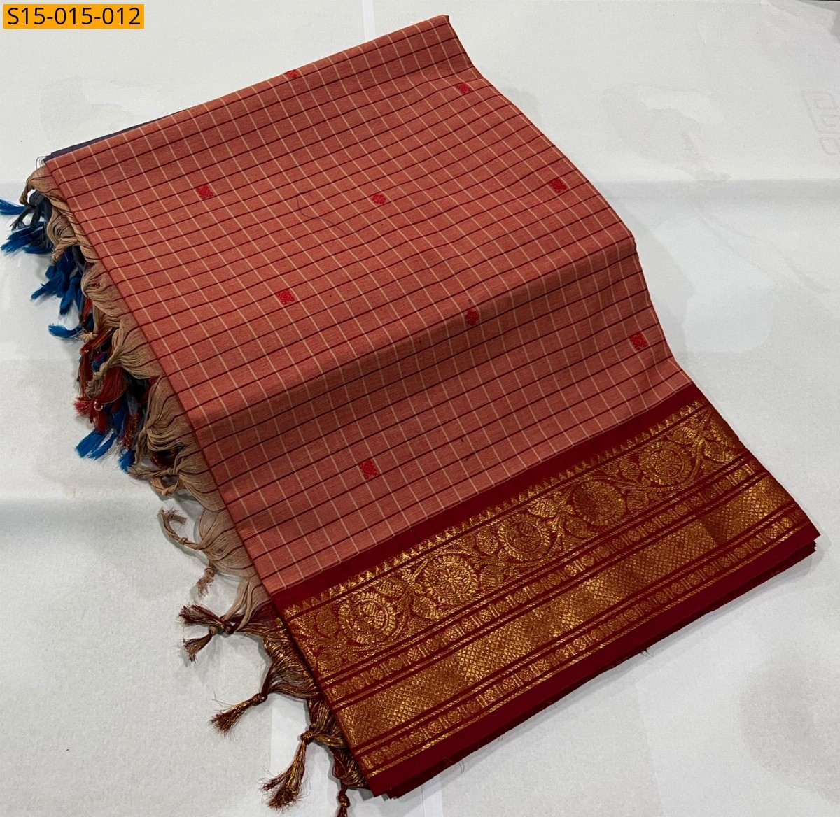 Pink Kanchi cotton sarees 
