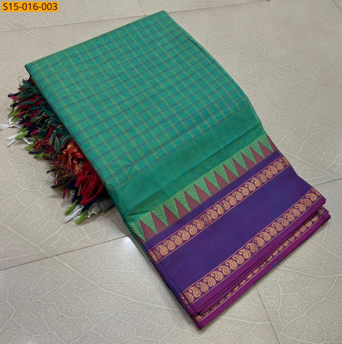 Green Kanchi cotton sarees
