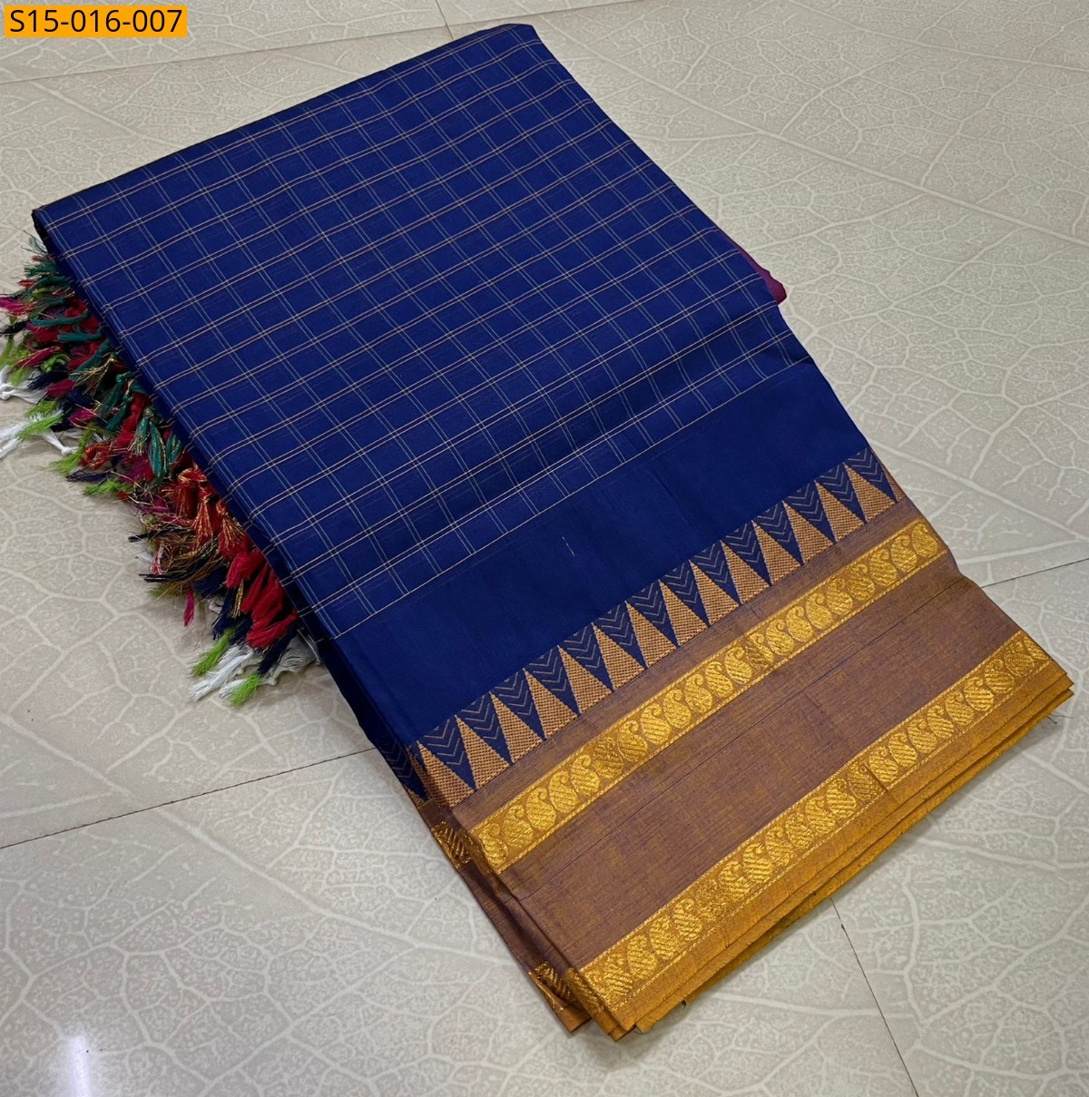 Blue Kanchi cotton sarees