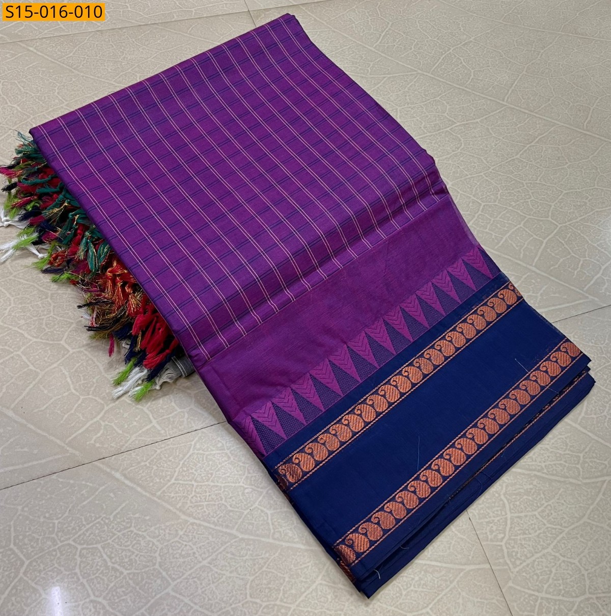 Violet Kanchi cotton sarees