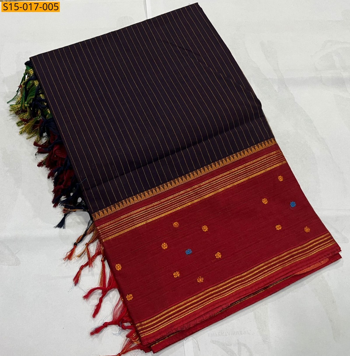 Black Kanchi cotton sarees
