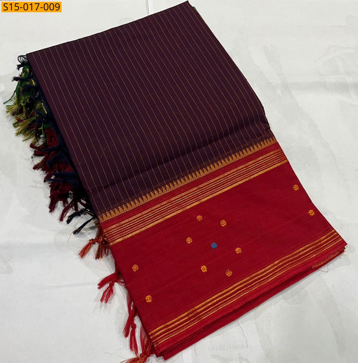 Brown Kanchi cotton sarees