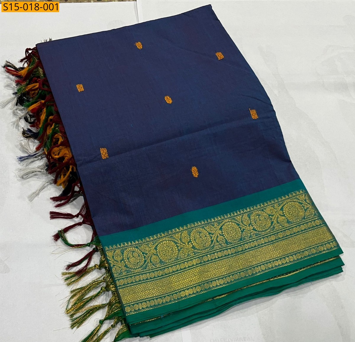 Blue Kanchi cotton sarees