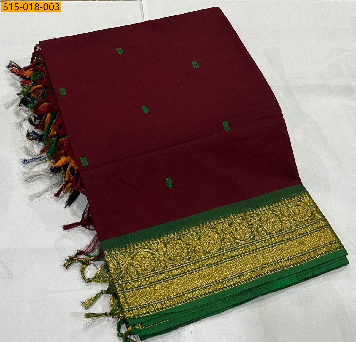 Brown Kanchi cotton sarees