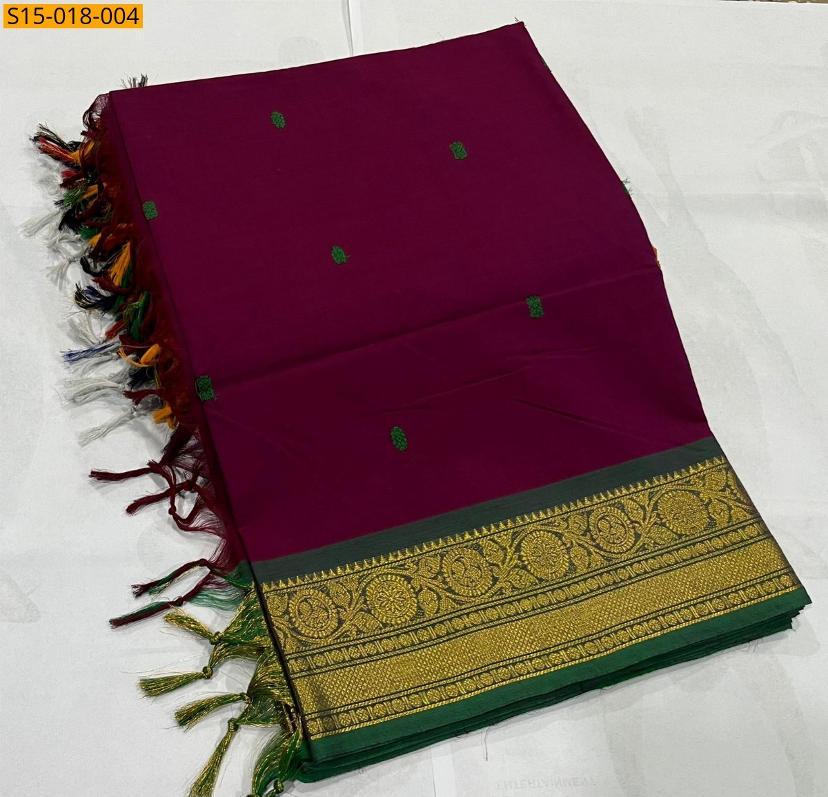 Violet Kanchi cotton sarees