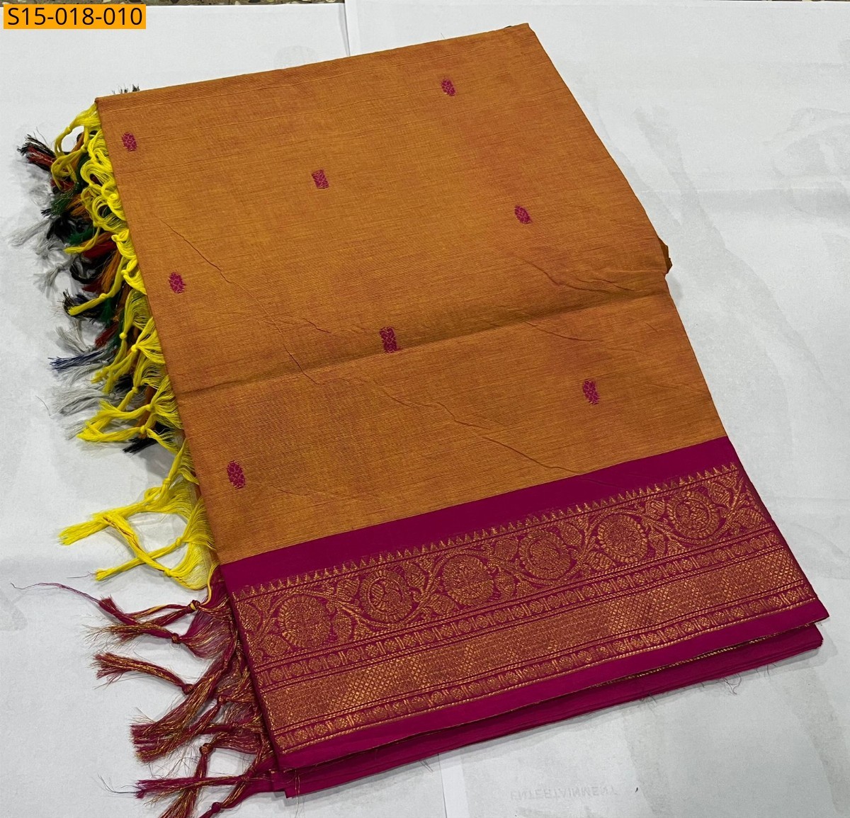 Brown Kanchi cotton sarees