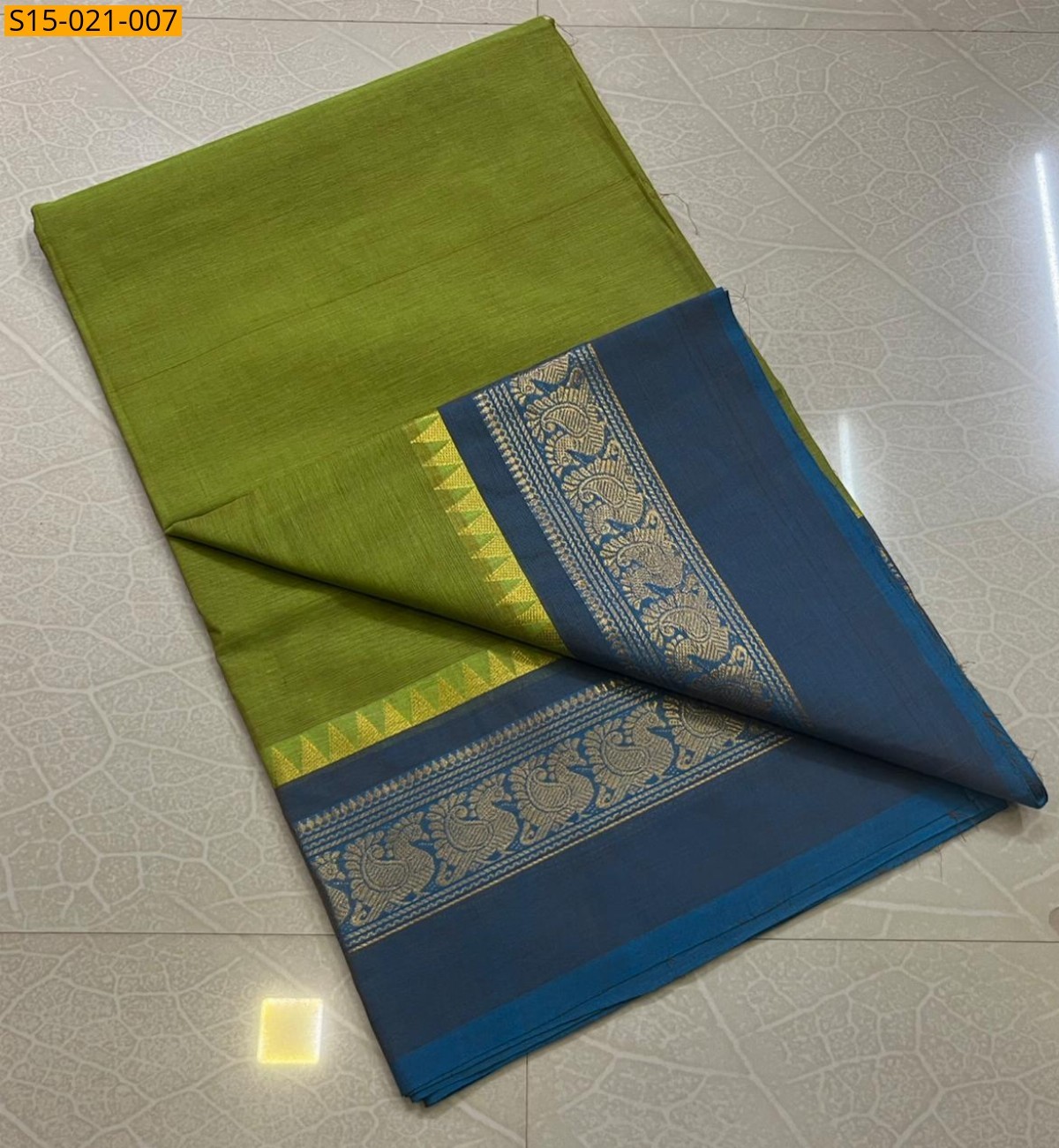 Green Chettinad cotton sarees