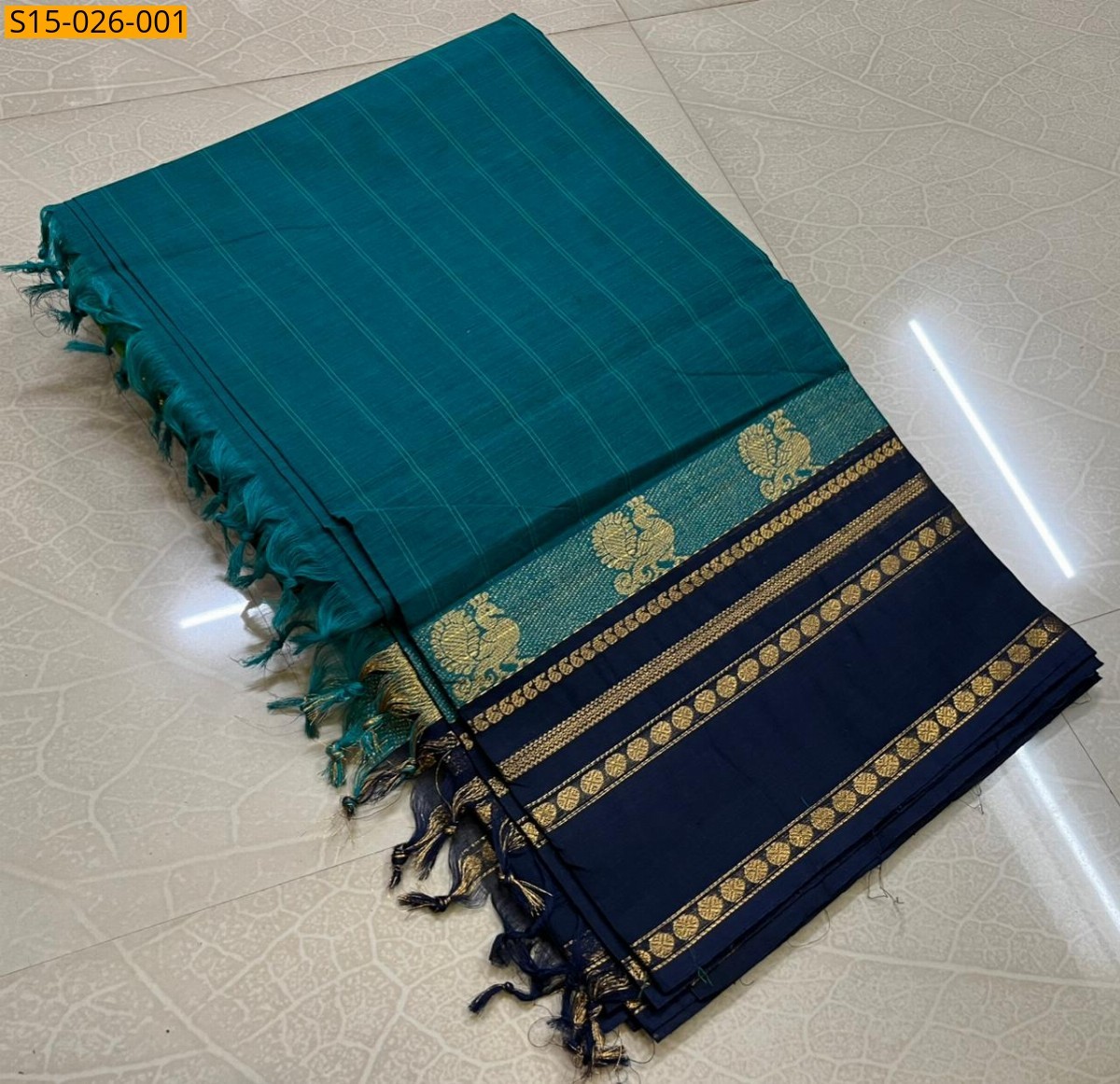 Blue Kanchi Cotton Sarees