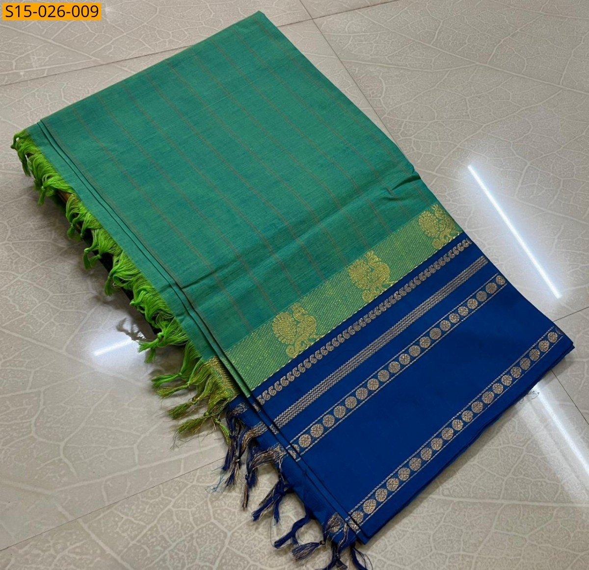 Green Kanchi Cotton Sarees