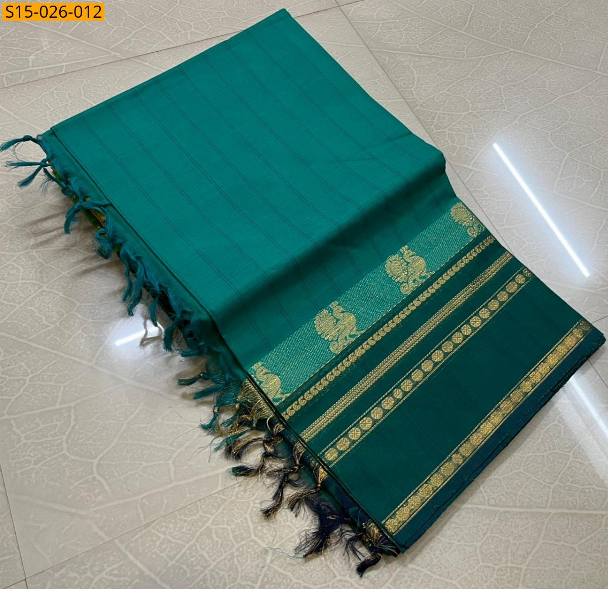 Green Kanchi Cotton Sarees