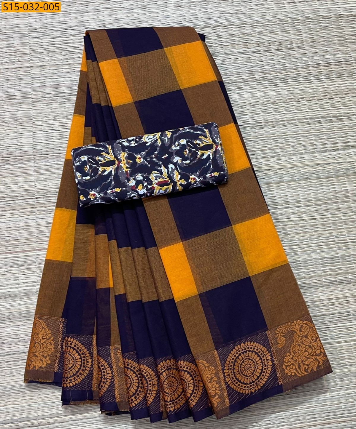 Multi colour Chettinad Cotton Sarees