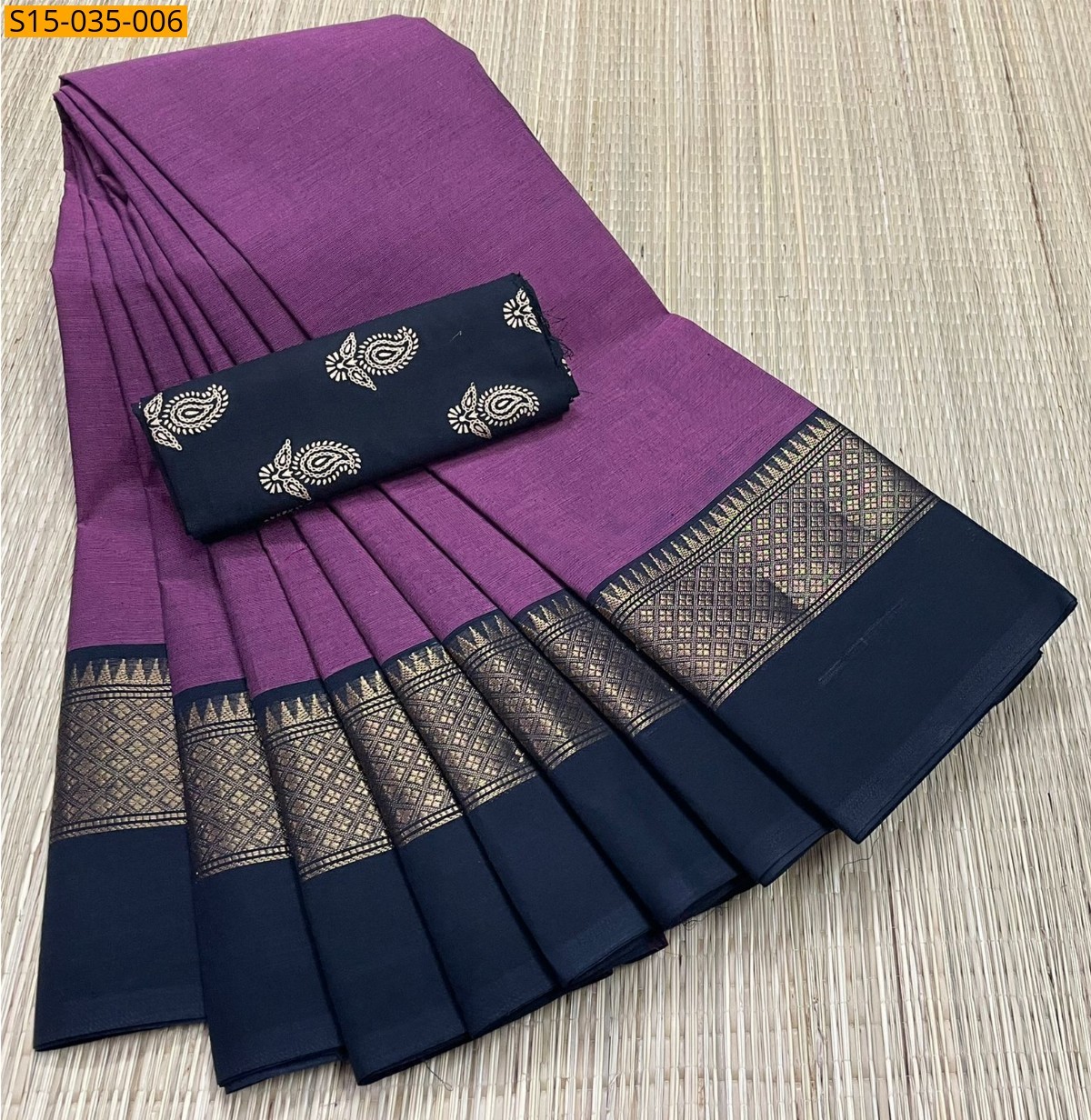 Pink Chettinad Cotton Sarees