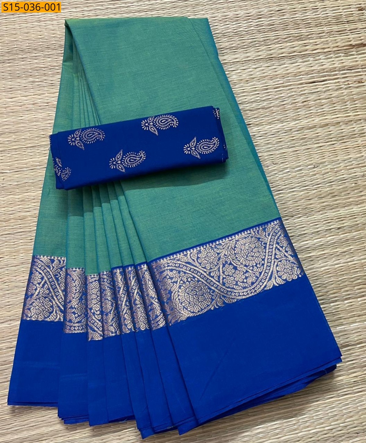 Green Chettinad Cotton Sarees