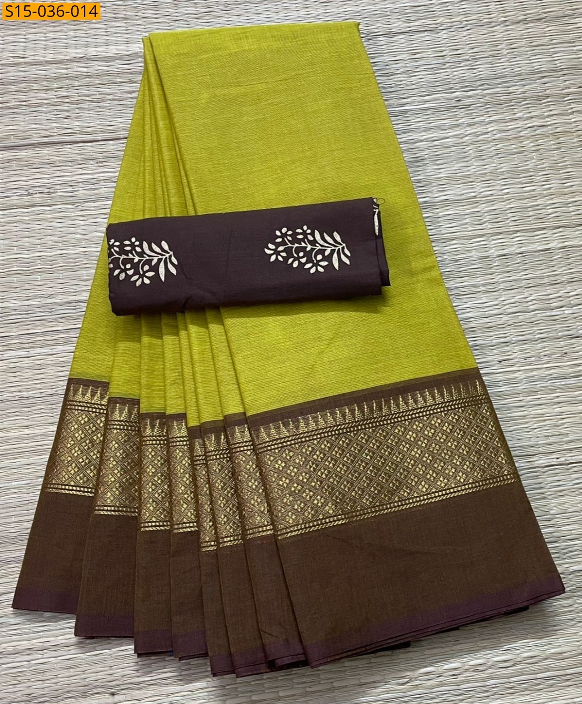 Green Chettinad Cotton Sarees
