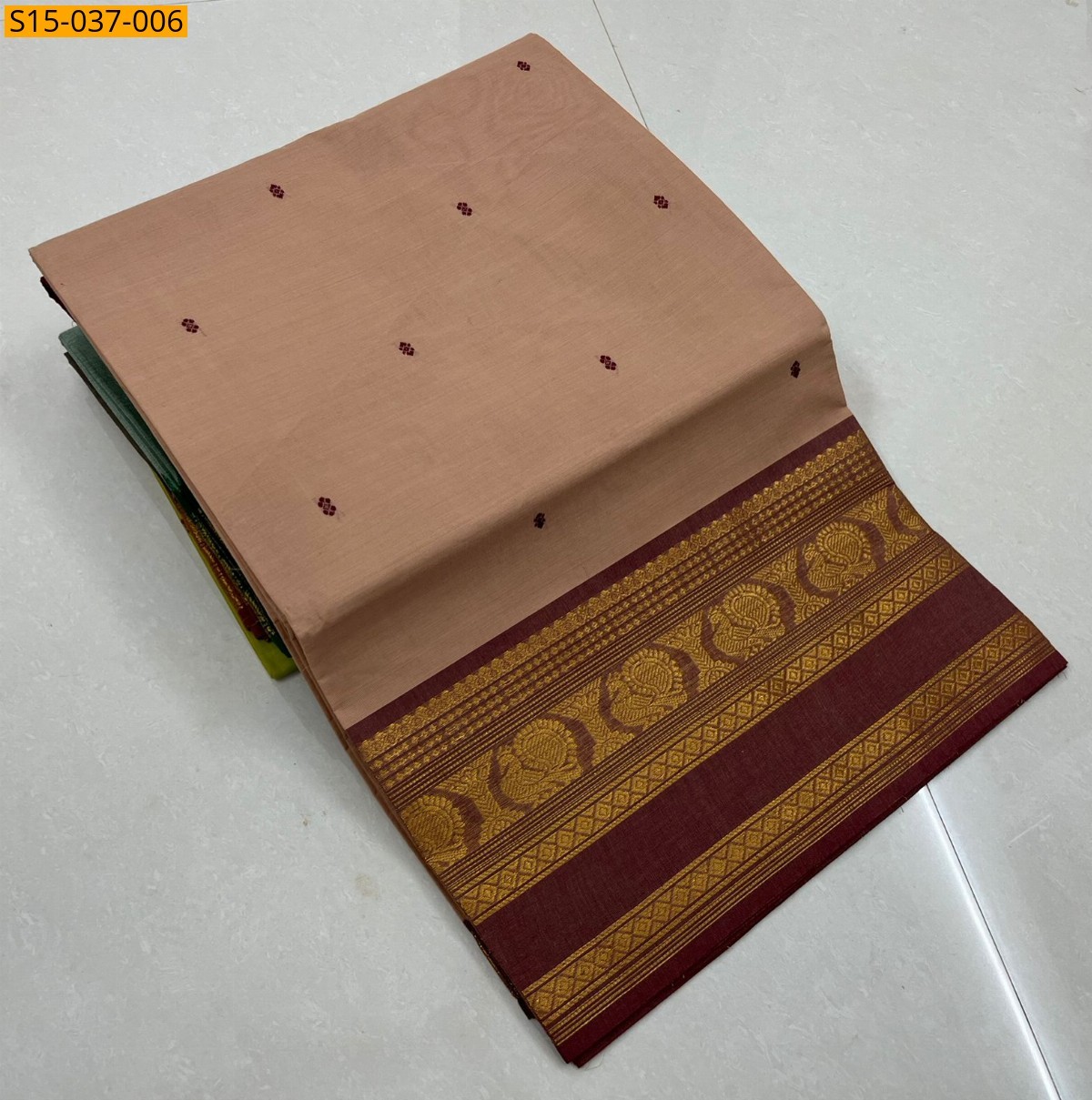 Brown Kanchi Cotton Sarees