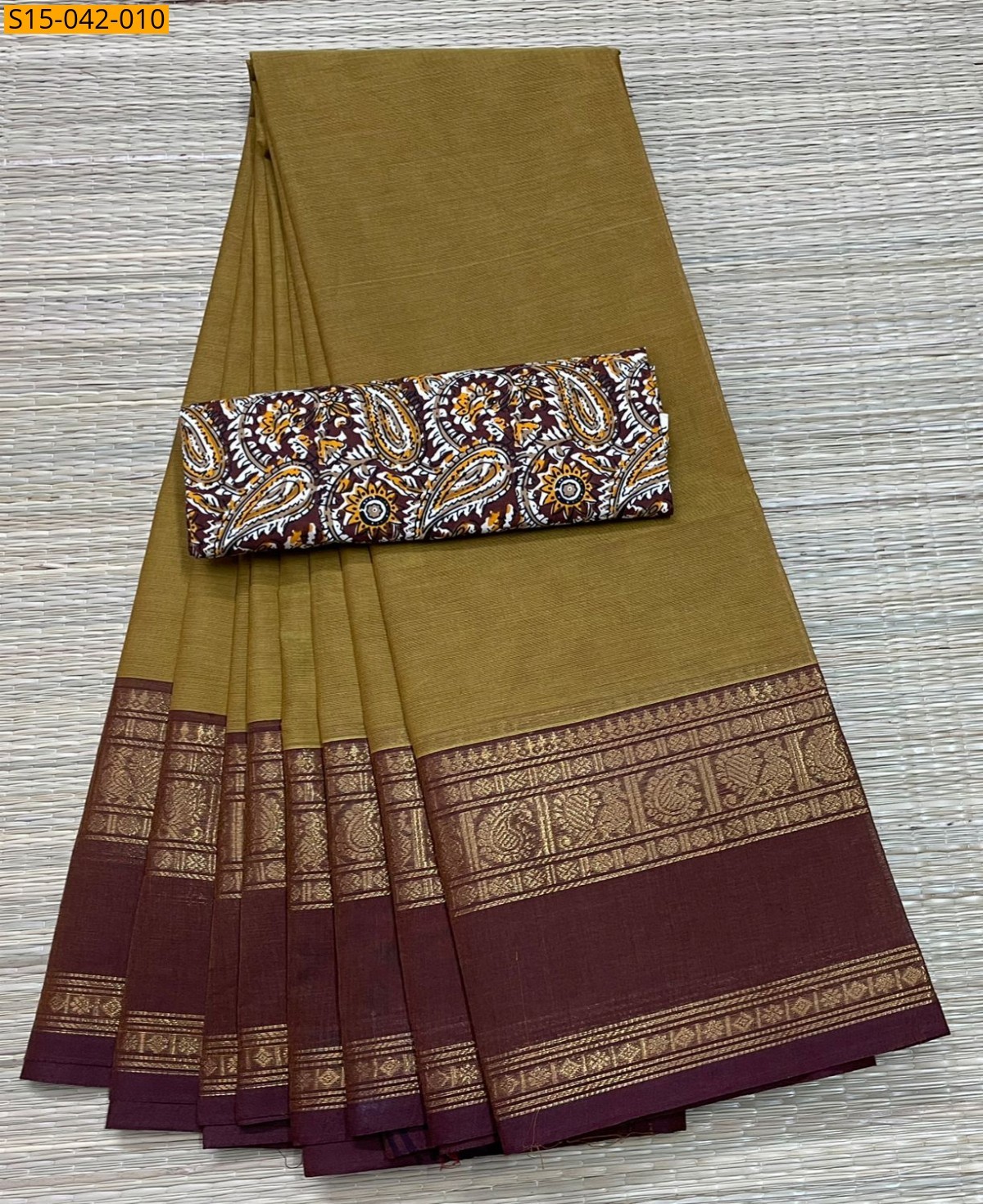 Green Chettinad Cotton Sarees