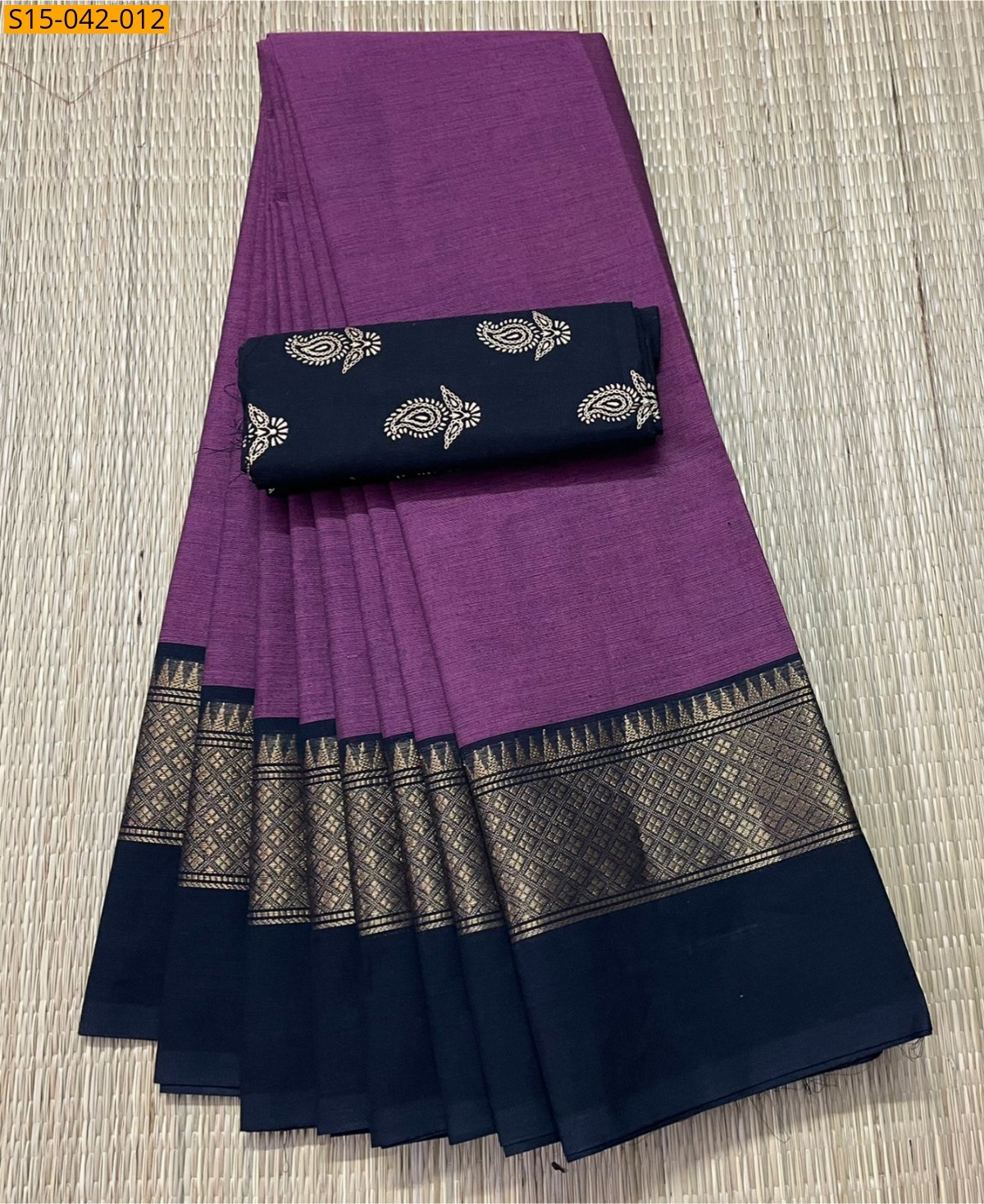 Pink Chettinad Cotton Sarees