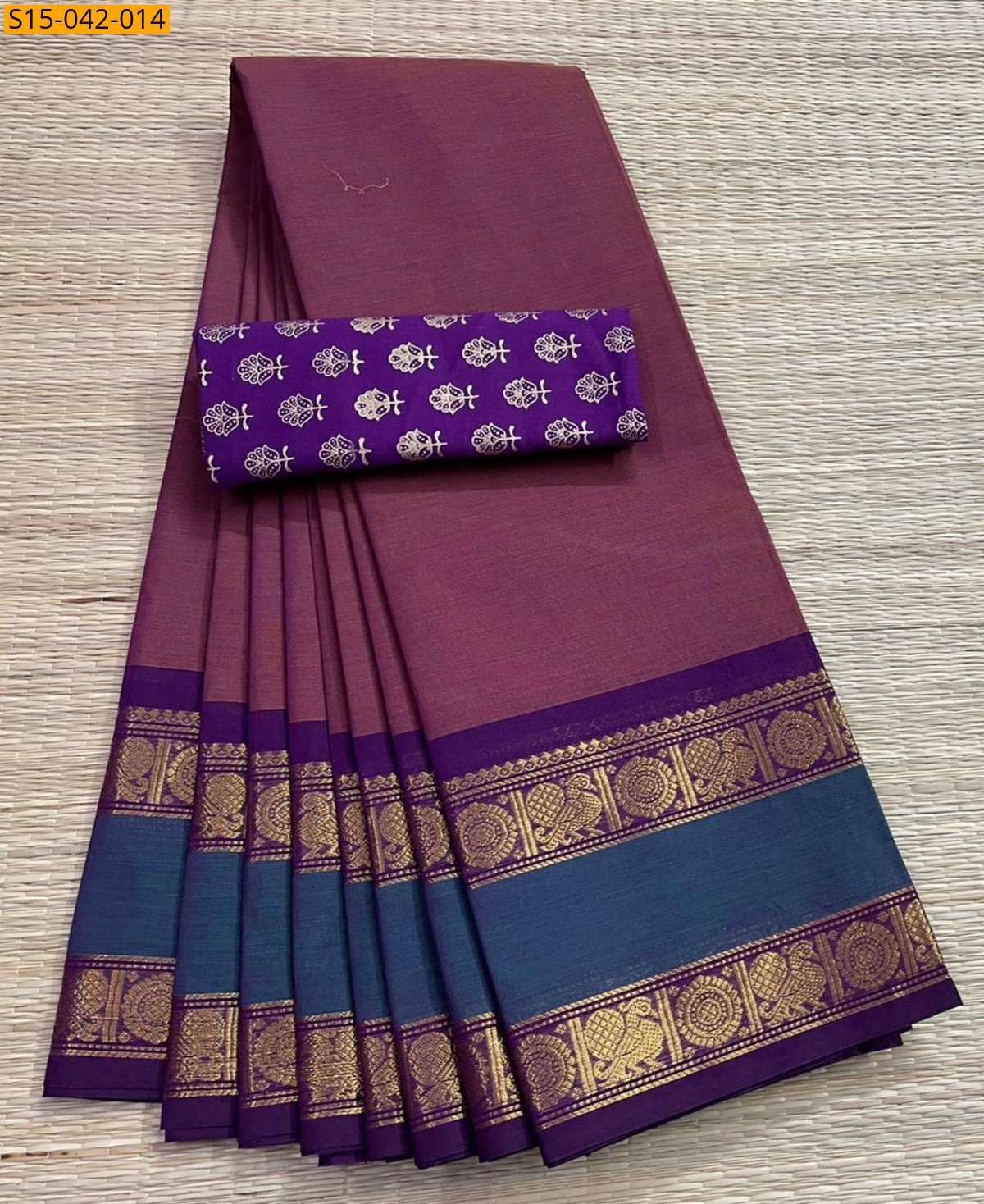 Pink Chettinad Cotton Sarees