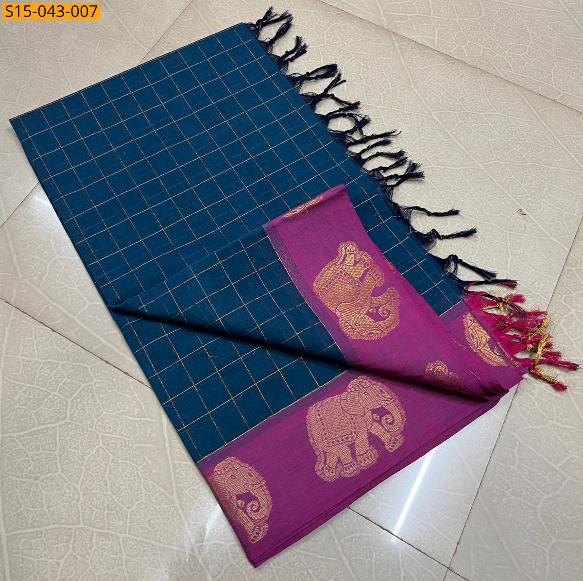 Morpitch Chettinad cotton sarees without blouse