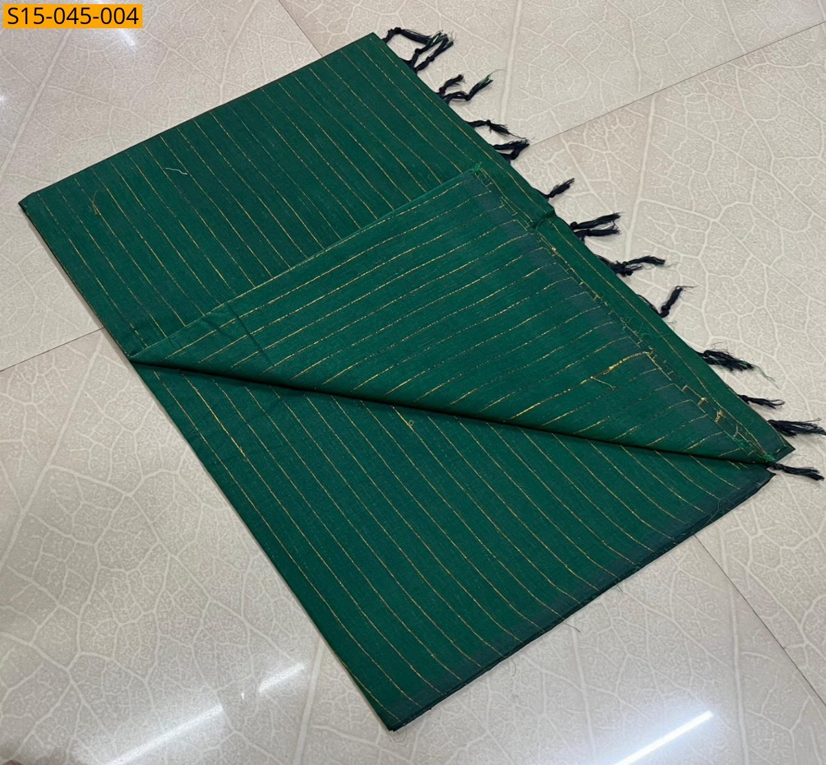 Dark Green Kanchi Cotton Sarees