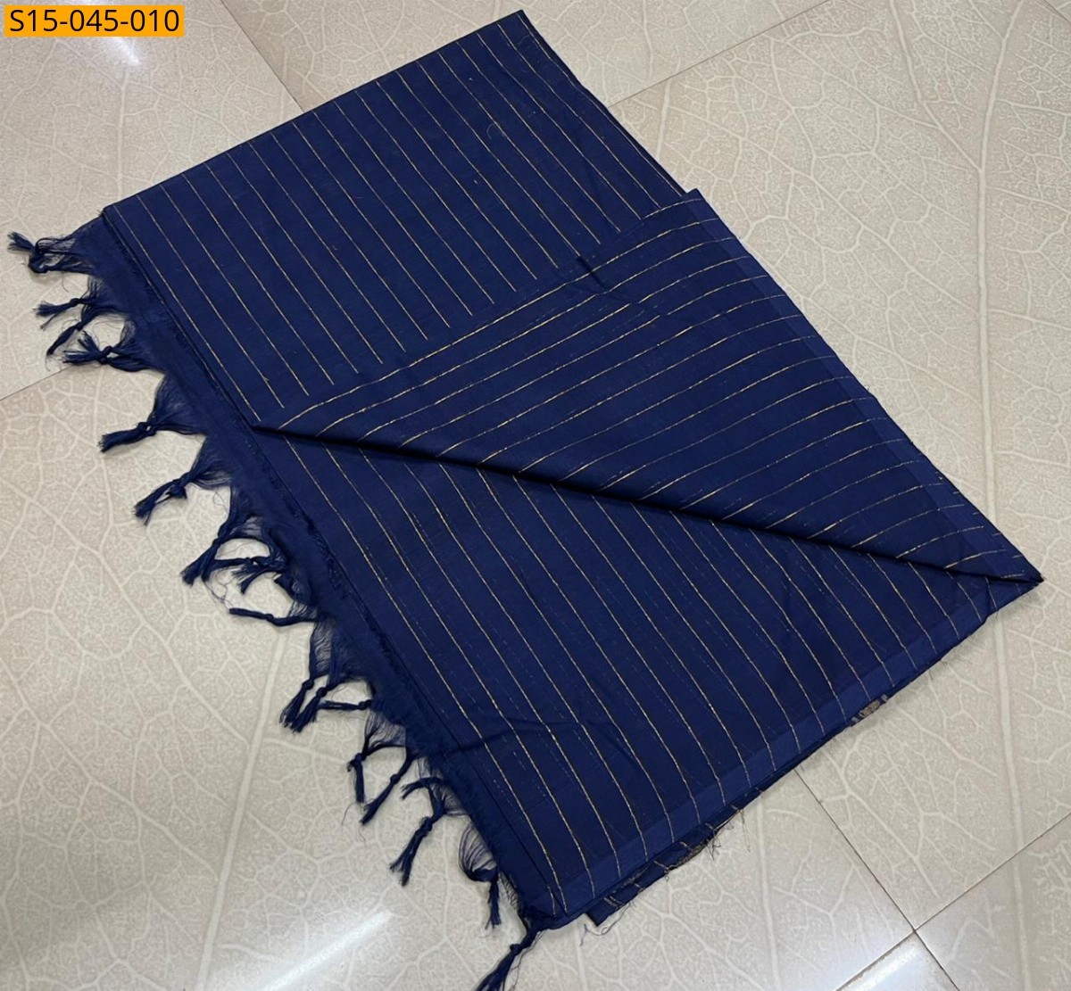 Navy Blue Kanchi Cotton Sarees
