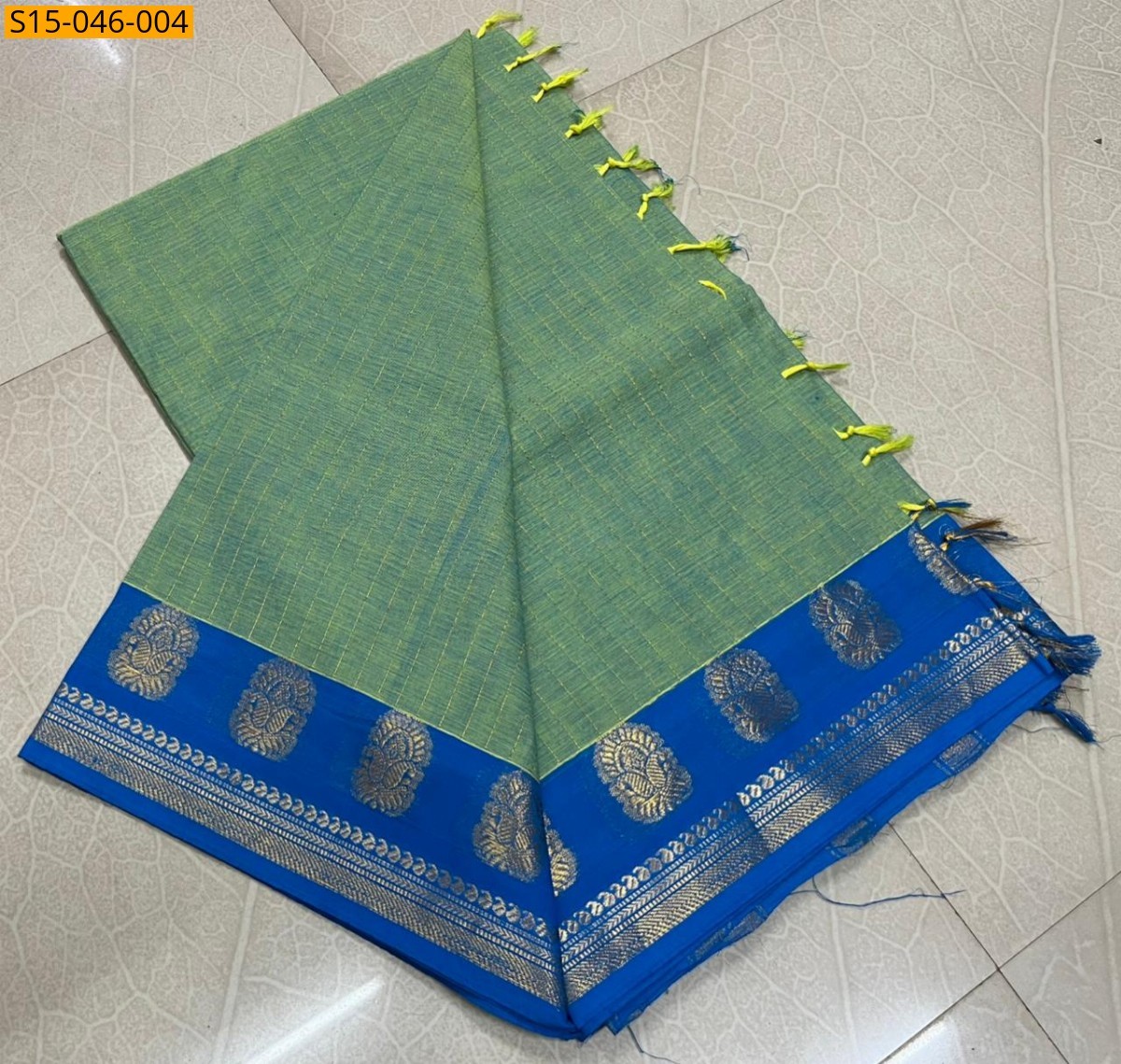 Green Kanchi Cotton Sarees