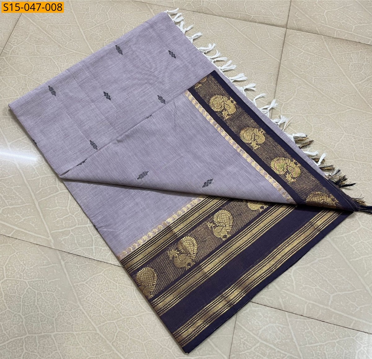 Light Purple Kanchi Cotton Sarees