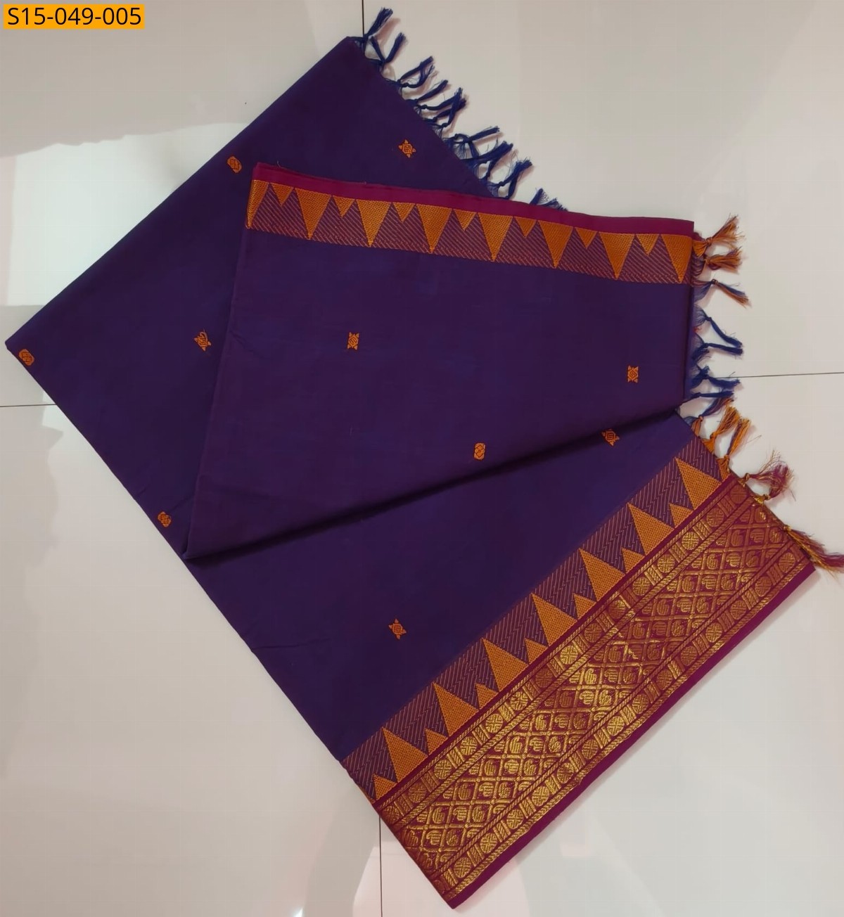 Purple Kanchi Cotton Sarees