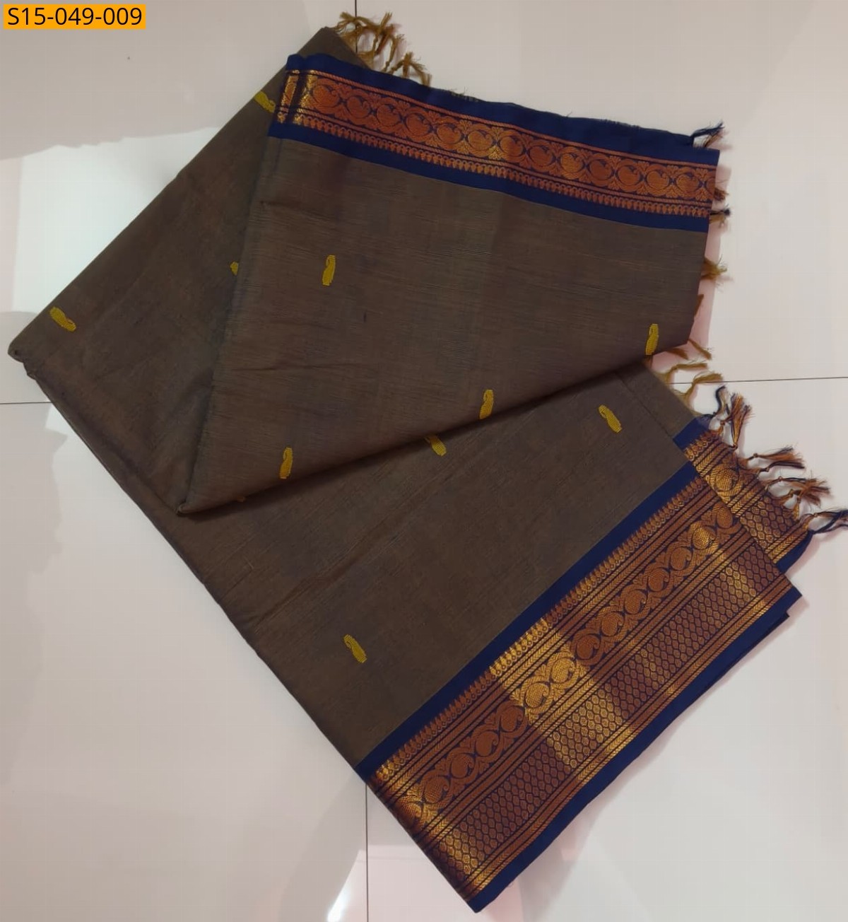 Brown Kanchi Cotton Sarees