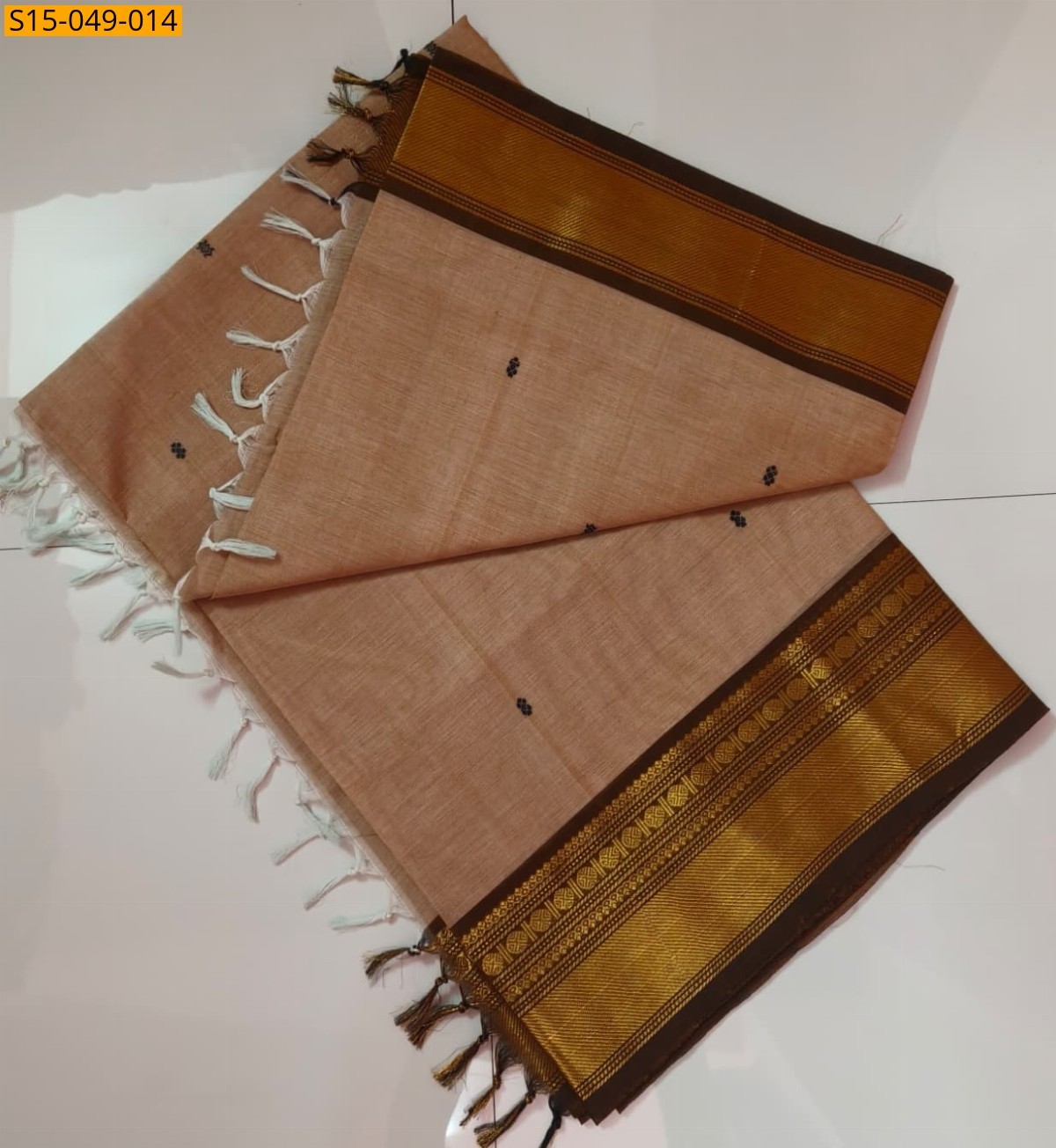 Sandal Kanchi Cotton Sarees