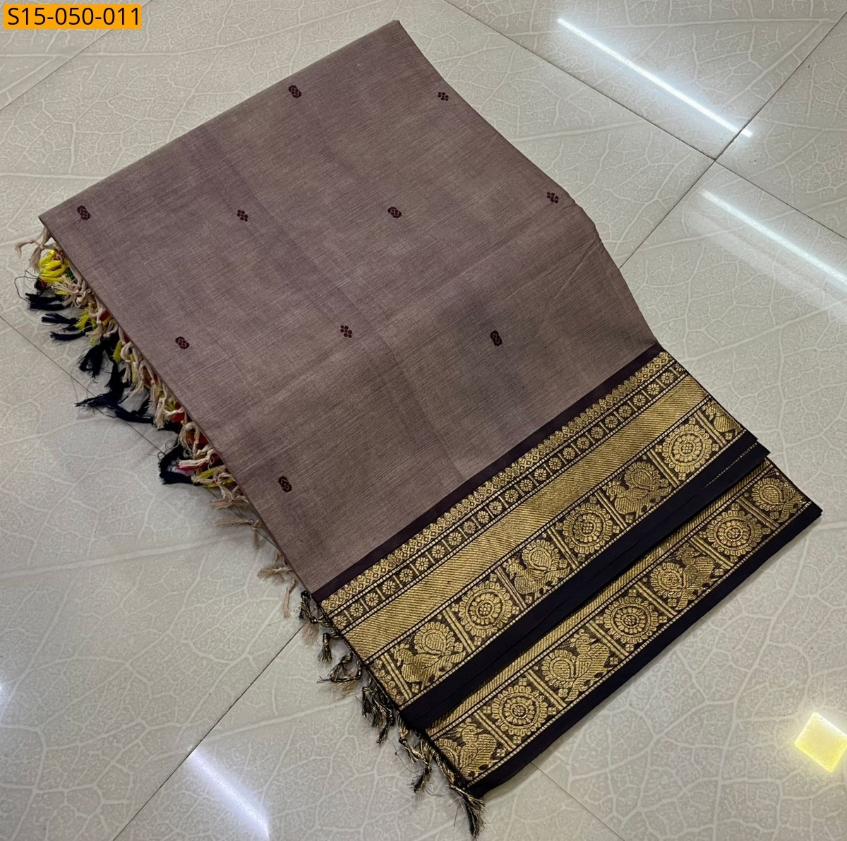 Brown Kanchi Cotton Sarees