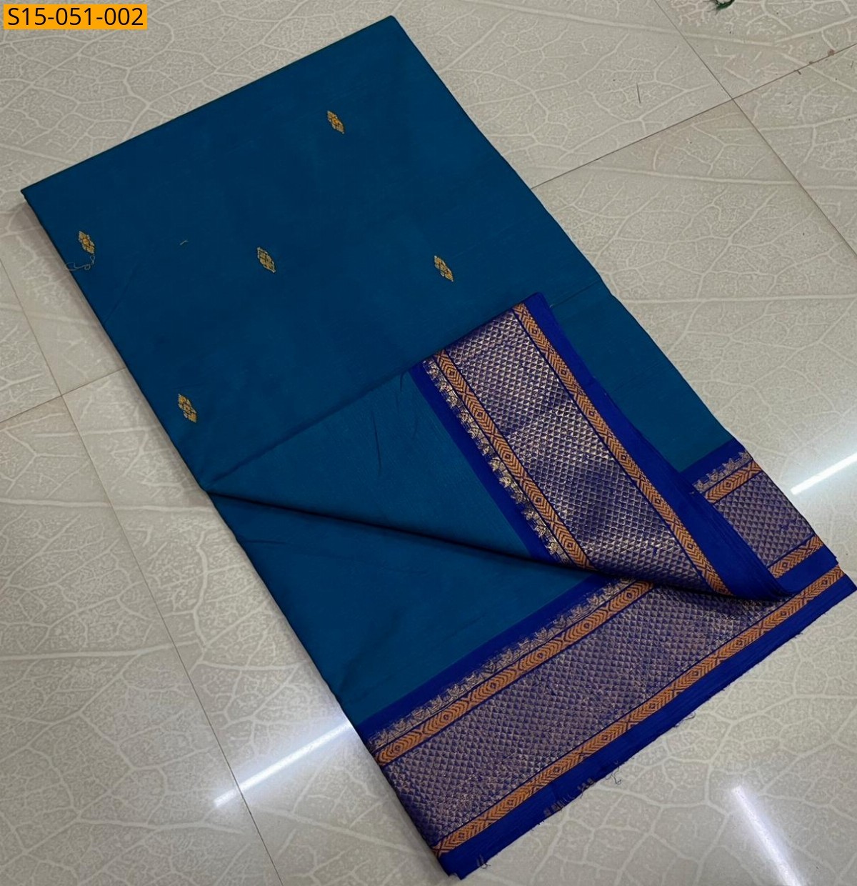 Blue Kanchi Cotton Sarees