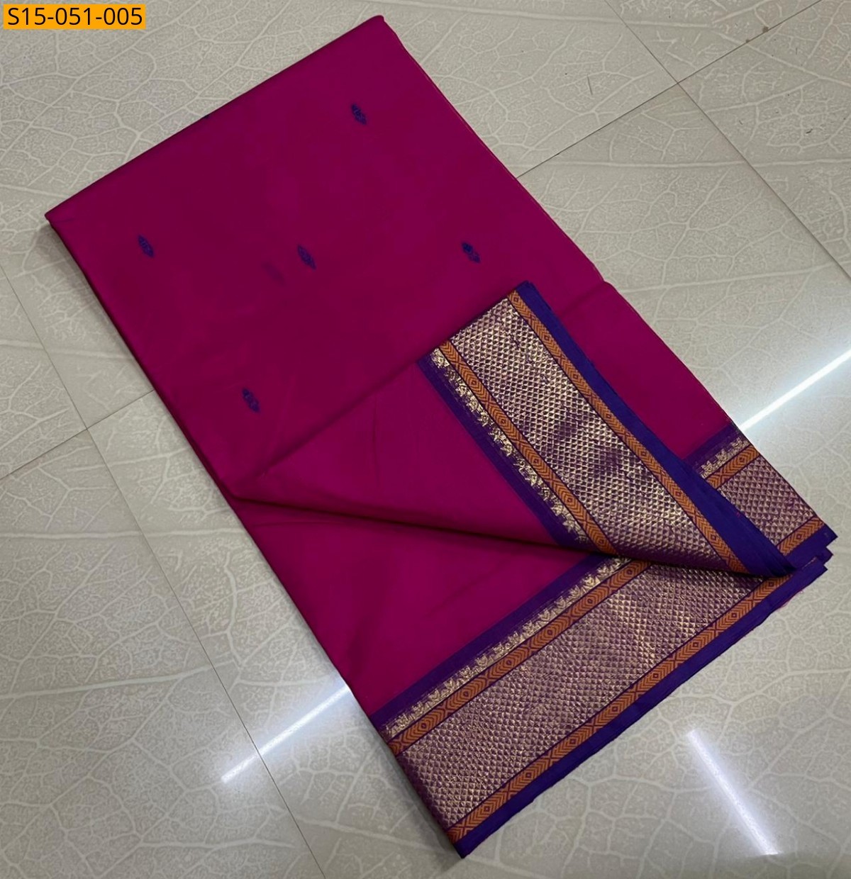Pink Kanchi Cotton Sarees