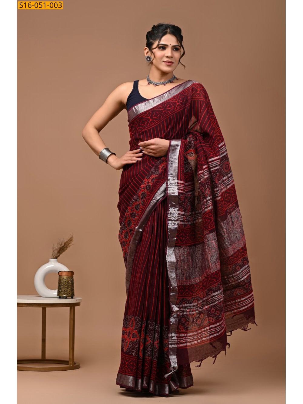 Linen Cotton Sarees