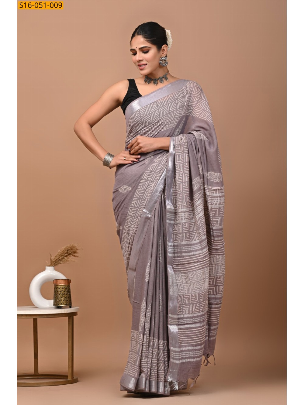 Linen Cotton Sarees