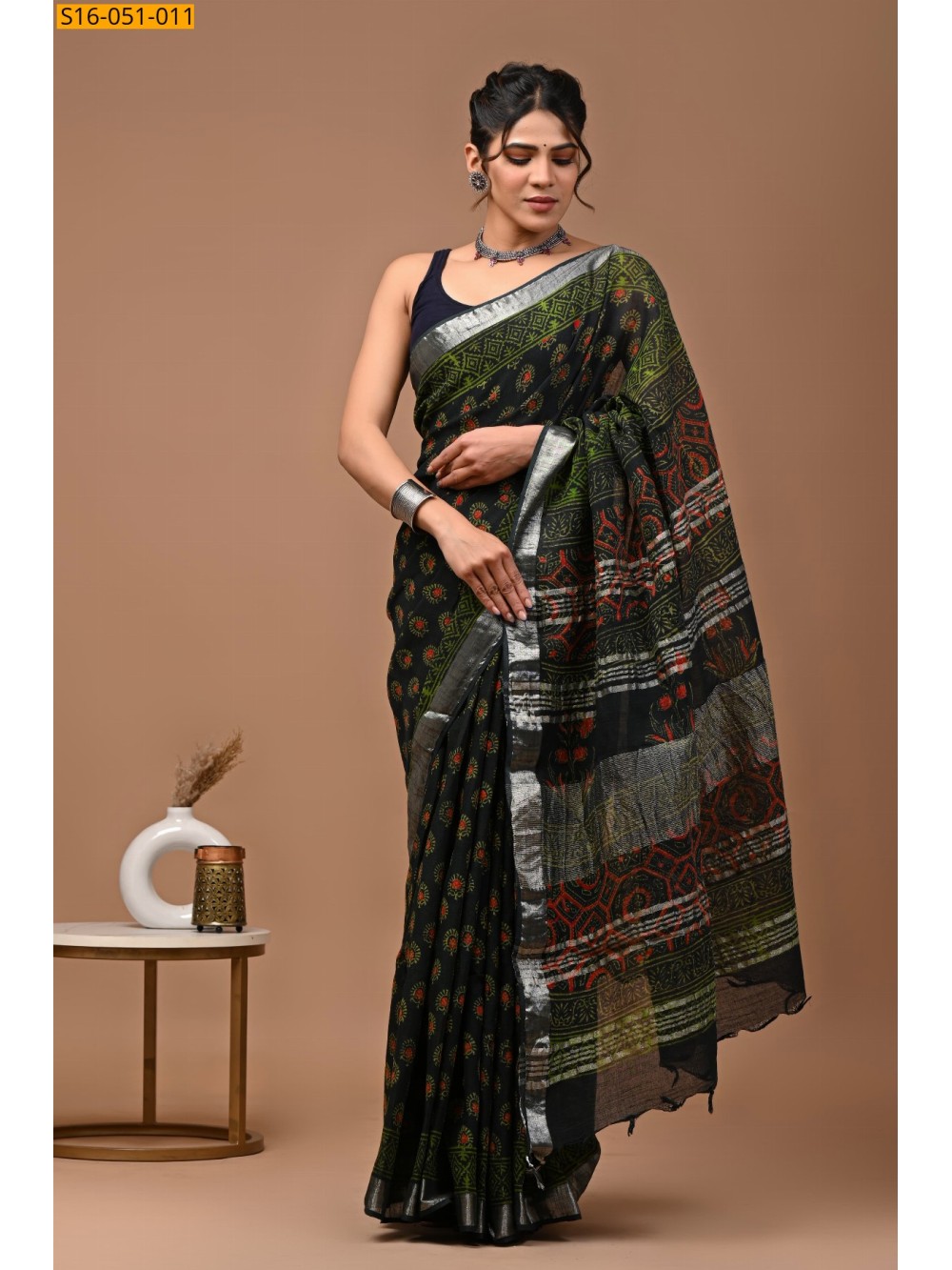 Linen Cotton Sarees