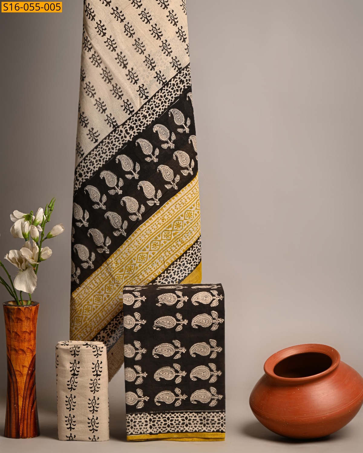 Sandal Handblock  printed cotton suits 