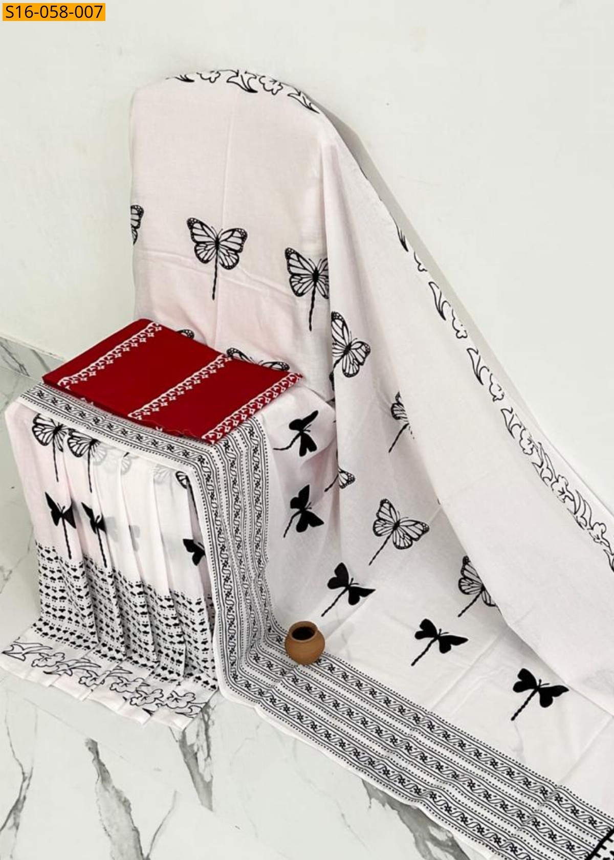 Mulmul cotton printed sarees 