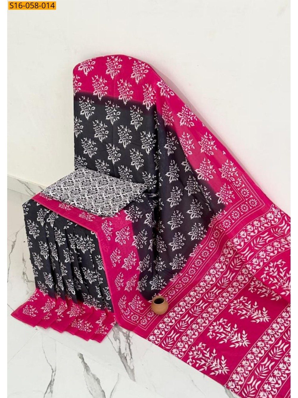 Mulmul cotton printed sarees 