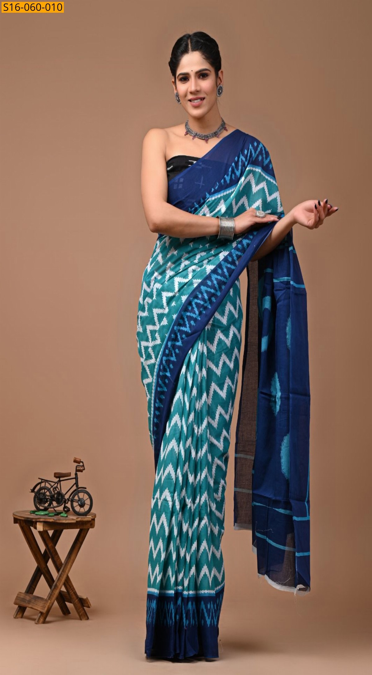 Blue Mulmul cotton sarees