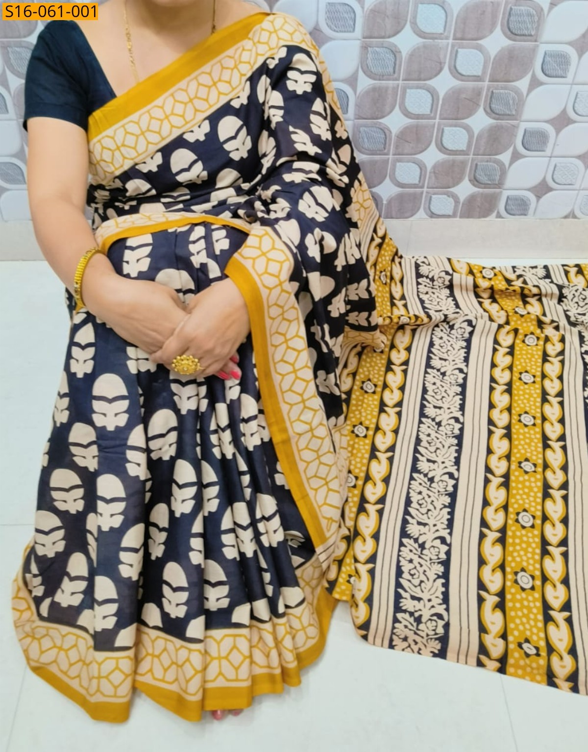 Mulmul cotton printed sarees 
