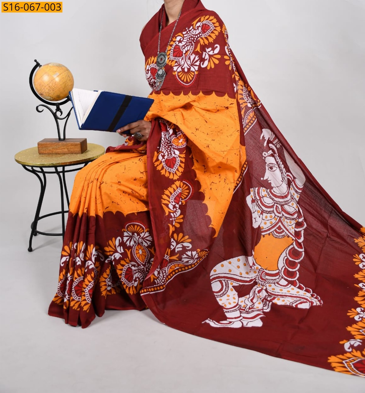 Cotton mulmul Saree
